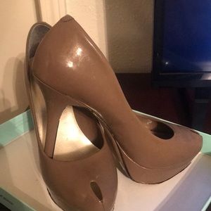 Peep toe heels
